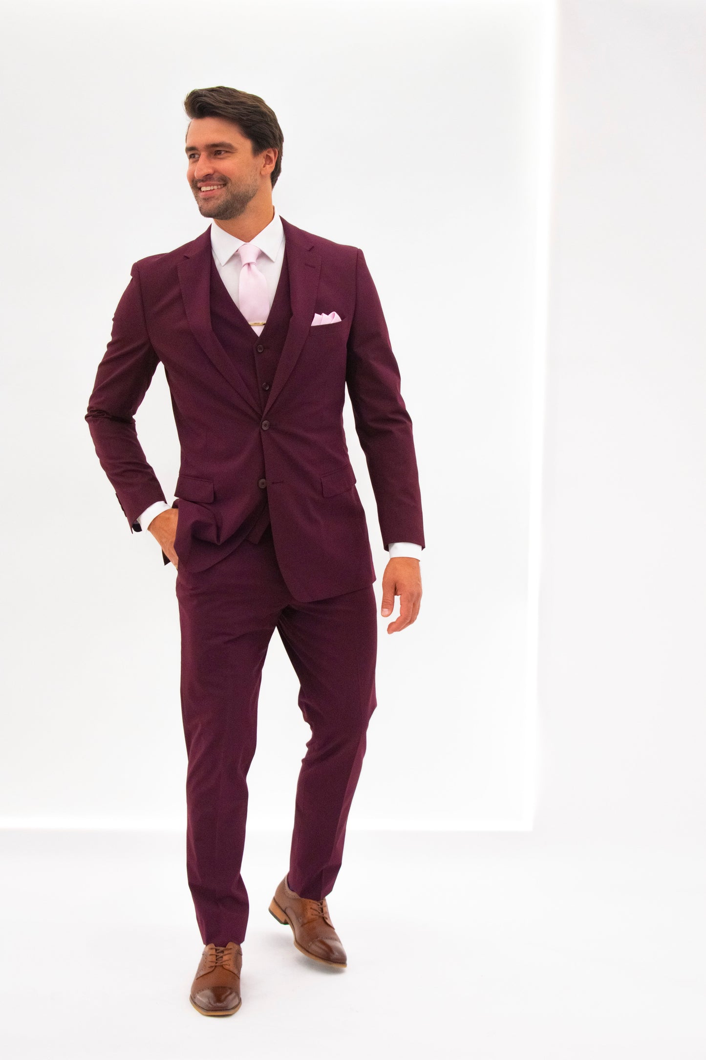 Burgundy Suit Jacket