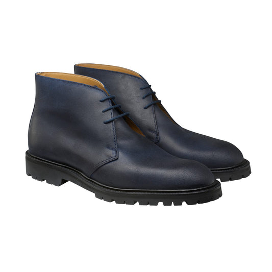 Chepstow 4 Navy Rough-Out Suede