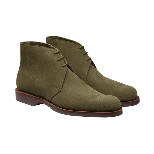 Chukka 4 Olive Reverse Butt Suede