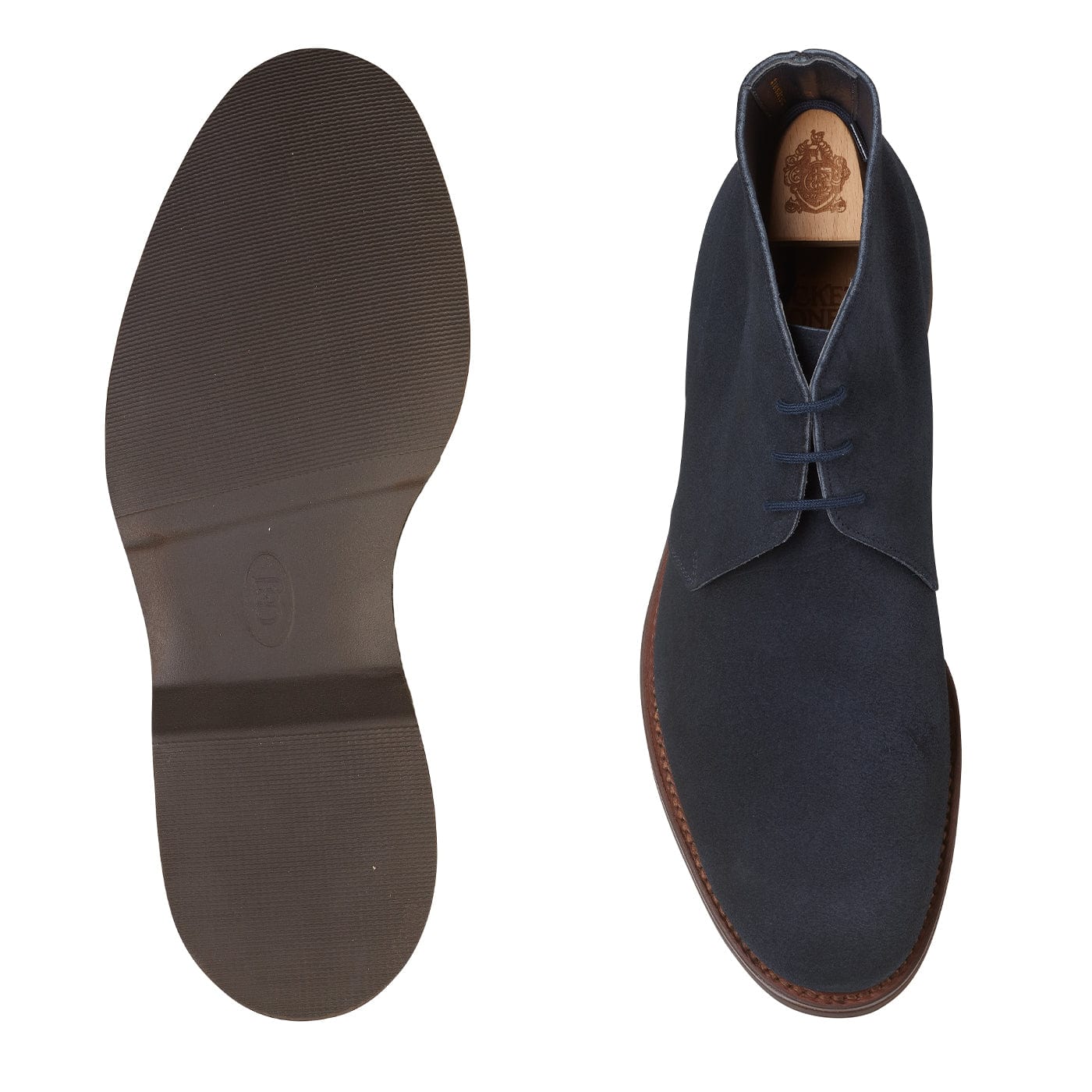 Chukka 4 Indigo Reverse Butt Suede