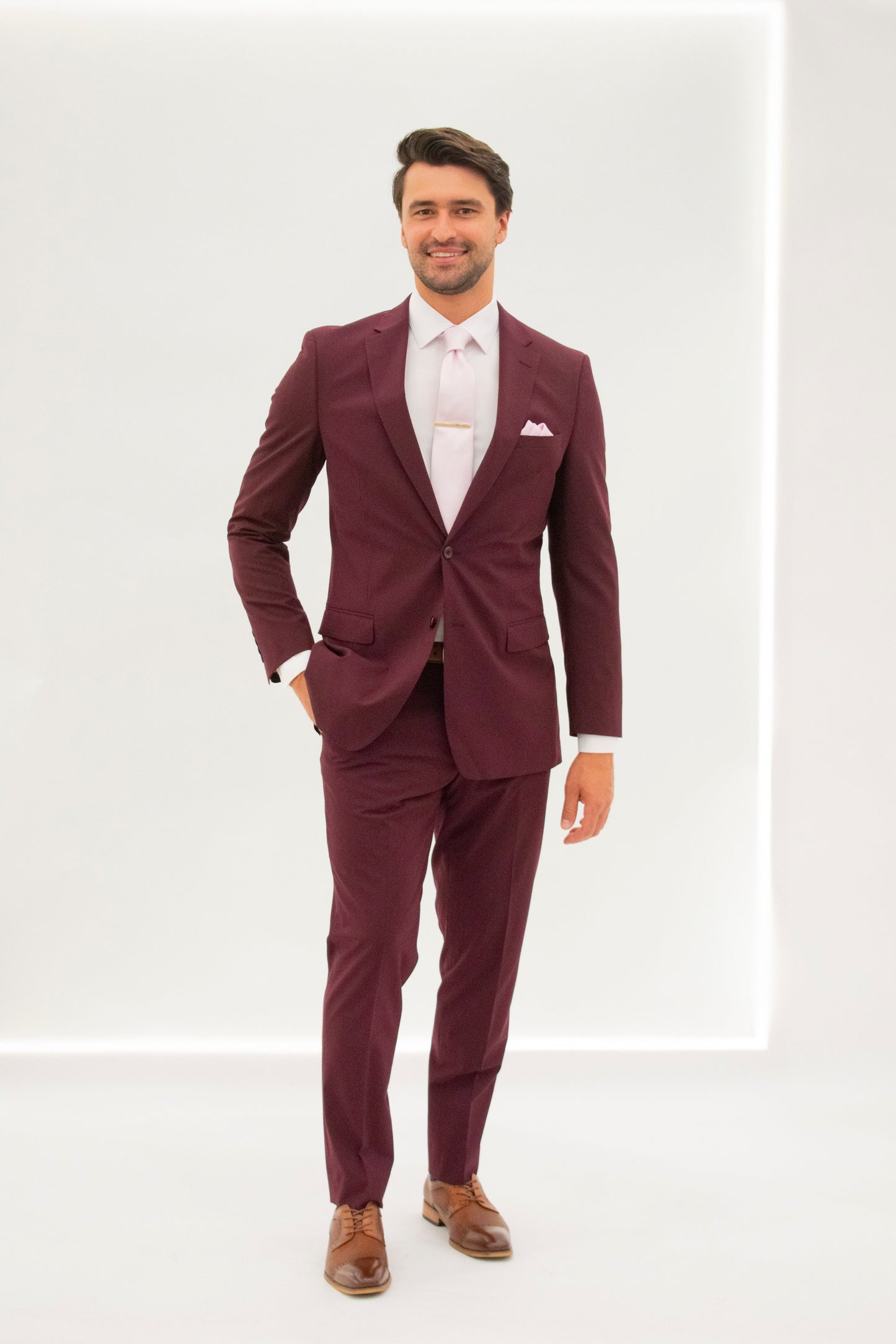 Burgundy Suit