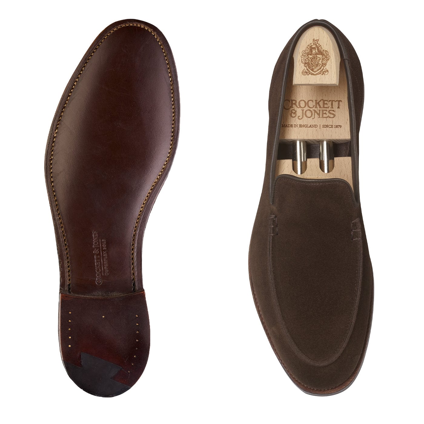 Salcombe Dark Brown Suede