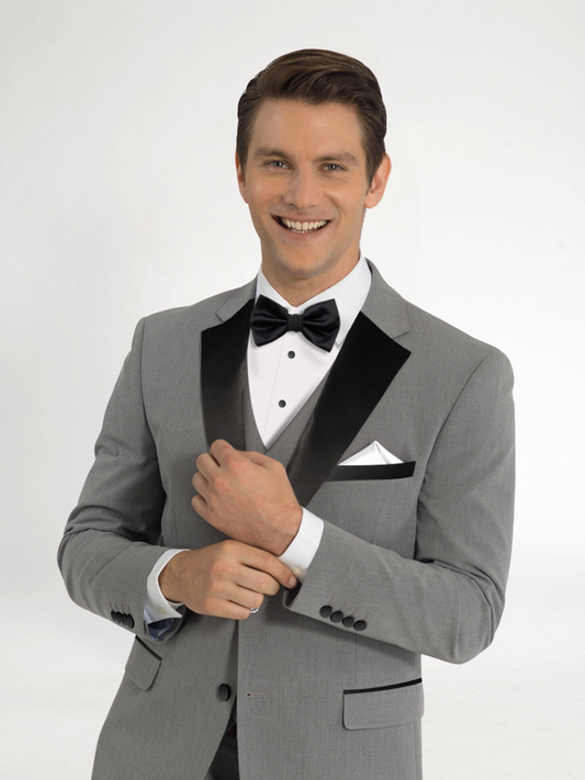 Light Grey Tuxedo Jacket